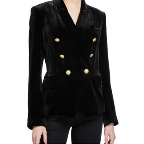 Rachel Zoe Jackets & Blazers - Rachel Zoe Double Breasted Velvet Blazer